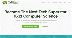 Desktop Screenshot of codelearn.com