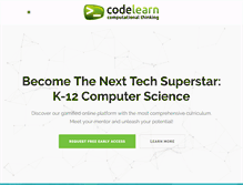 Tablet Screenshot of codelearn.com